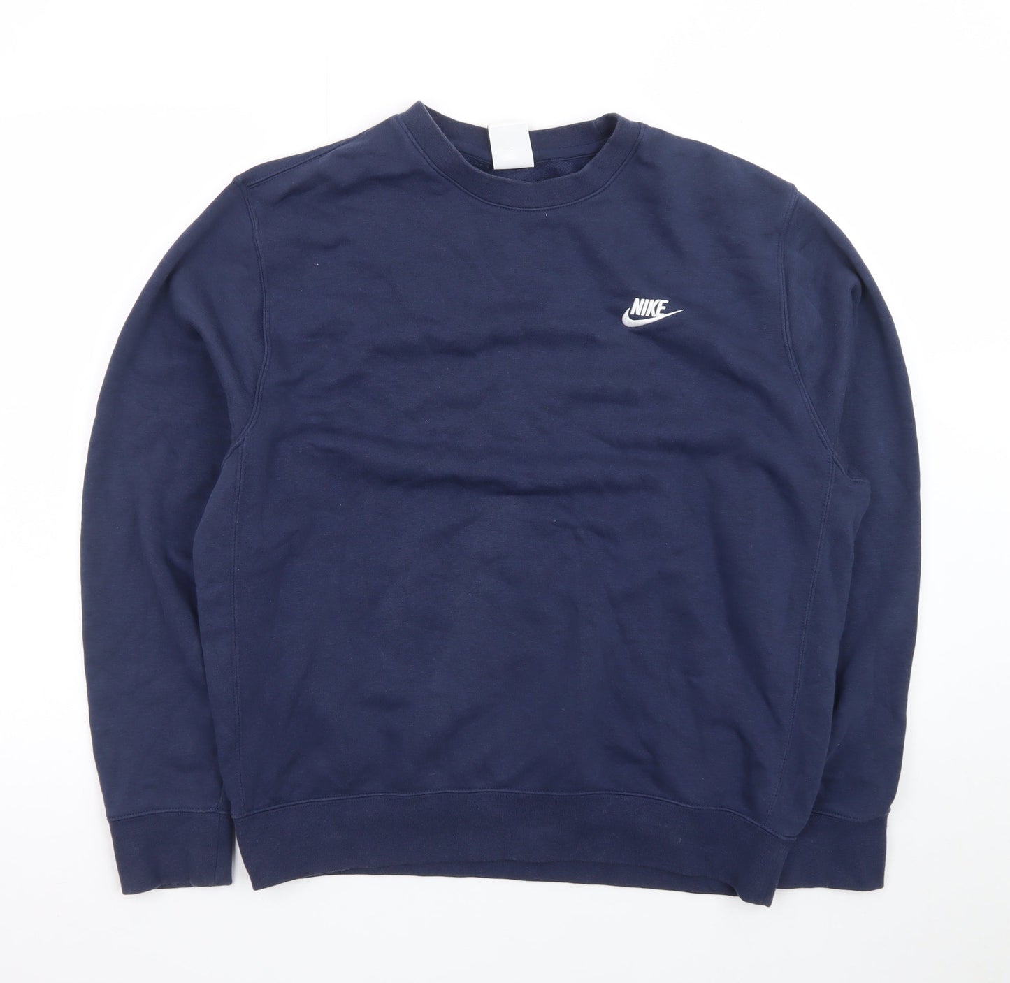 Nike Men's Blue Crew Neck Pullover Sweatshirt Size M