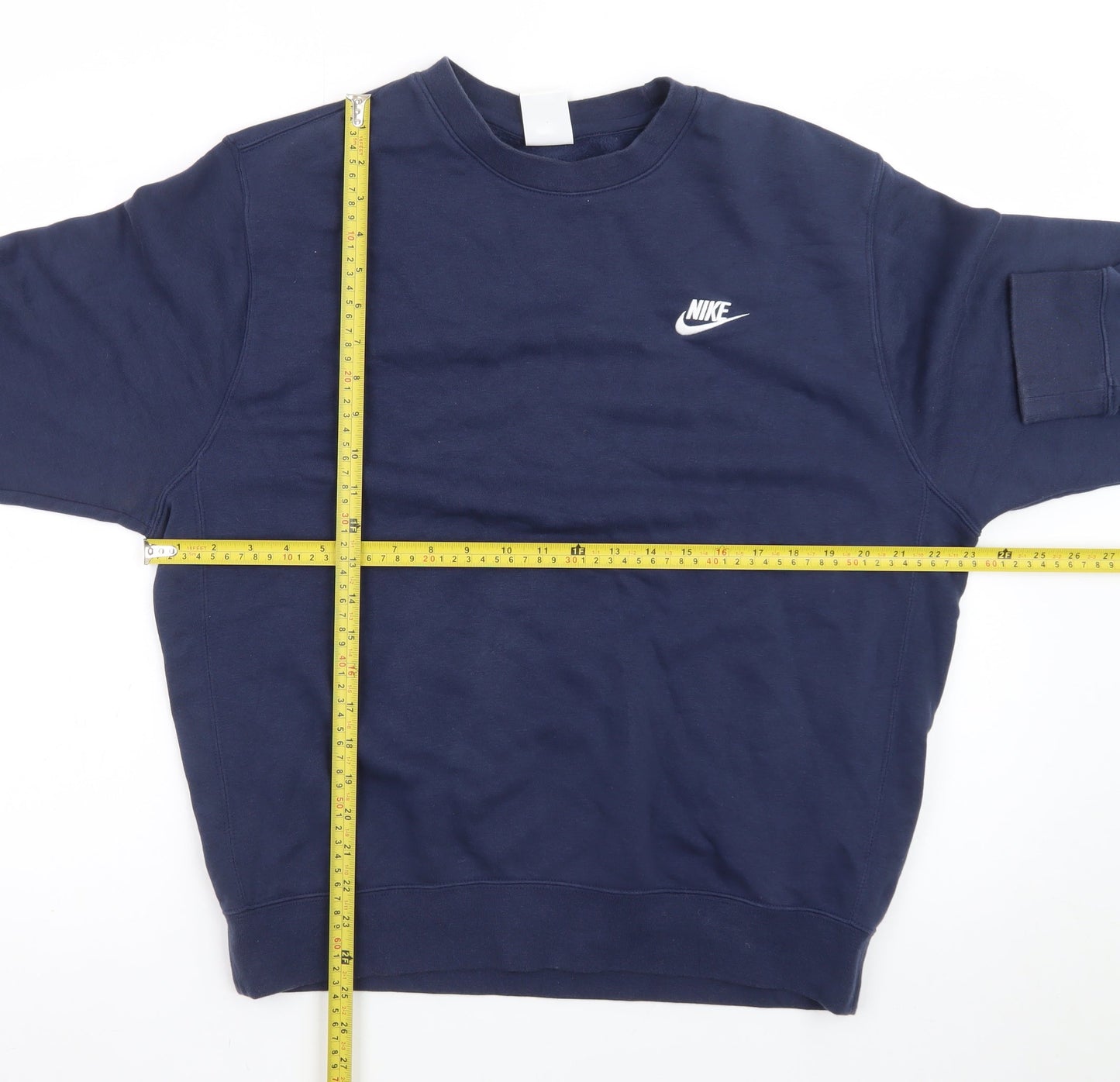 Nike Men's Blue Crew Neck Pullover Sweatshirt Size M