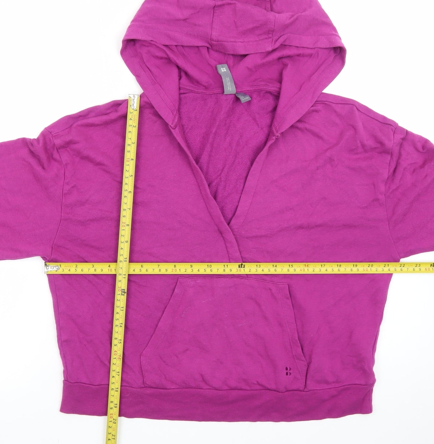 Sweaty Betty Women's Purple Pullover Hoodie Size S Relaxed Fit