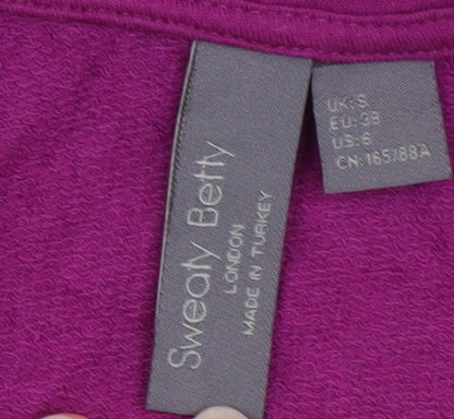 Sweaty Betty Women's Purple Pullover Hoodie Size S Relaxed Fit