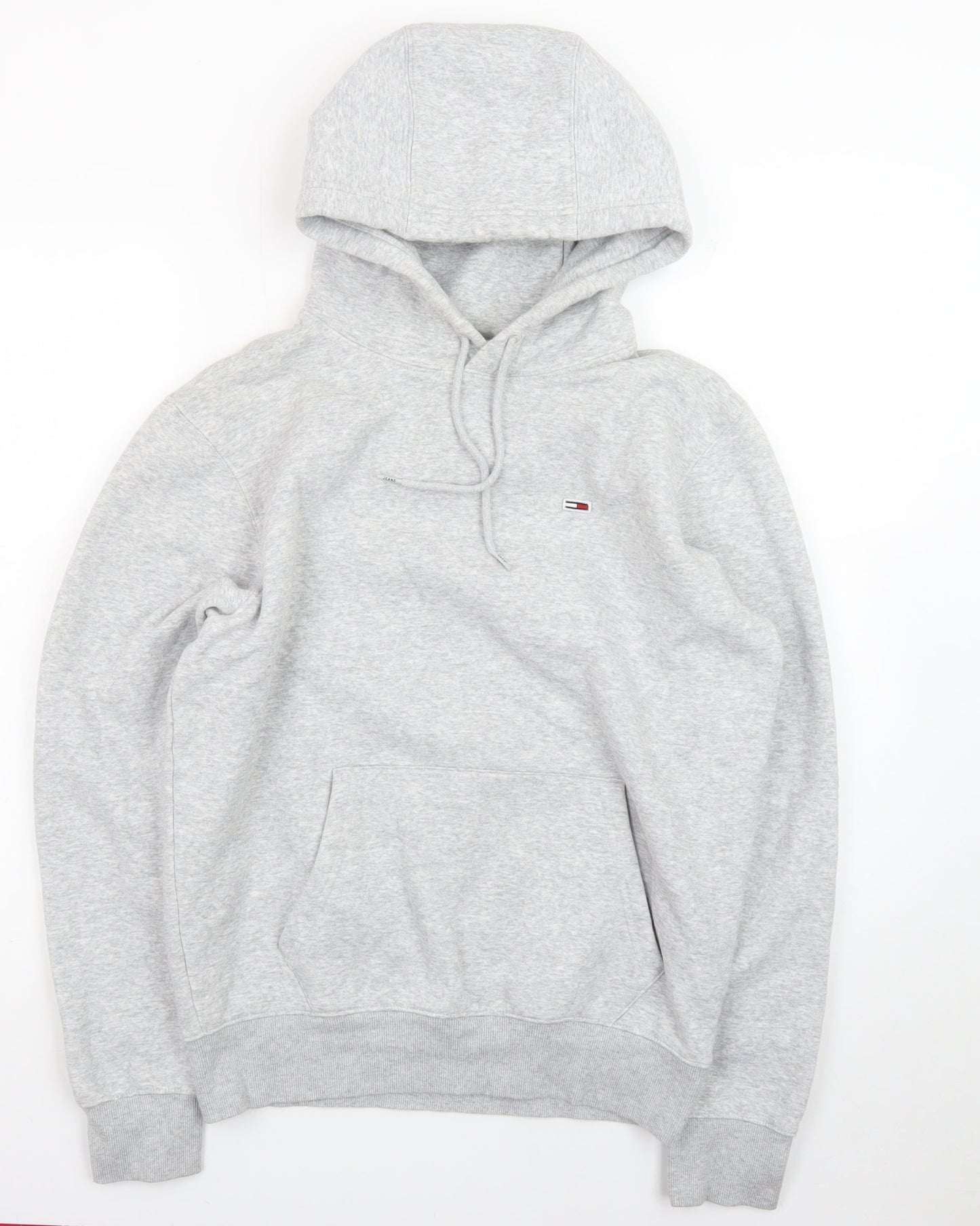 Tommy Jeans Men's Grey Pullover Hoodie Small Regular Fit