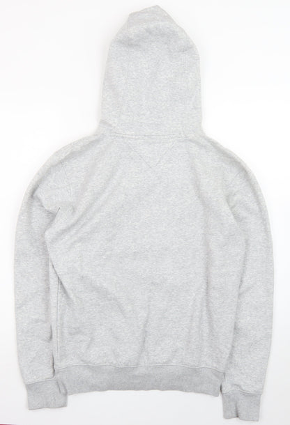 Tommy Jeans Men's Grey Pullover Hoodie Small Regular Fit