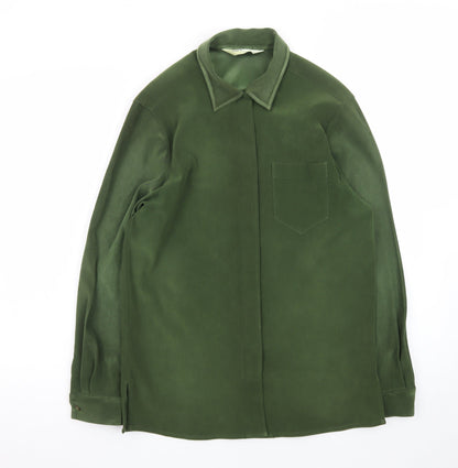 Jumper Womens Green Basic Jacket Size S Regular Fit Classic Style