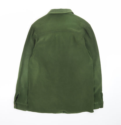 Jumper Womens Green Basic Jacket Size S Regular Fit Classic Style