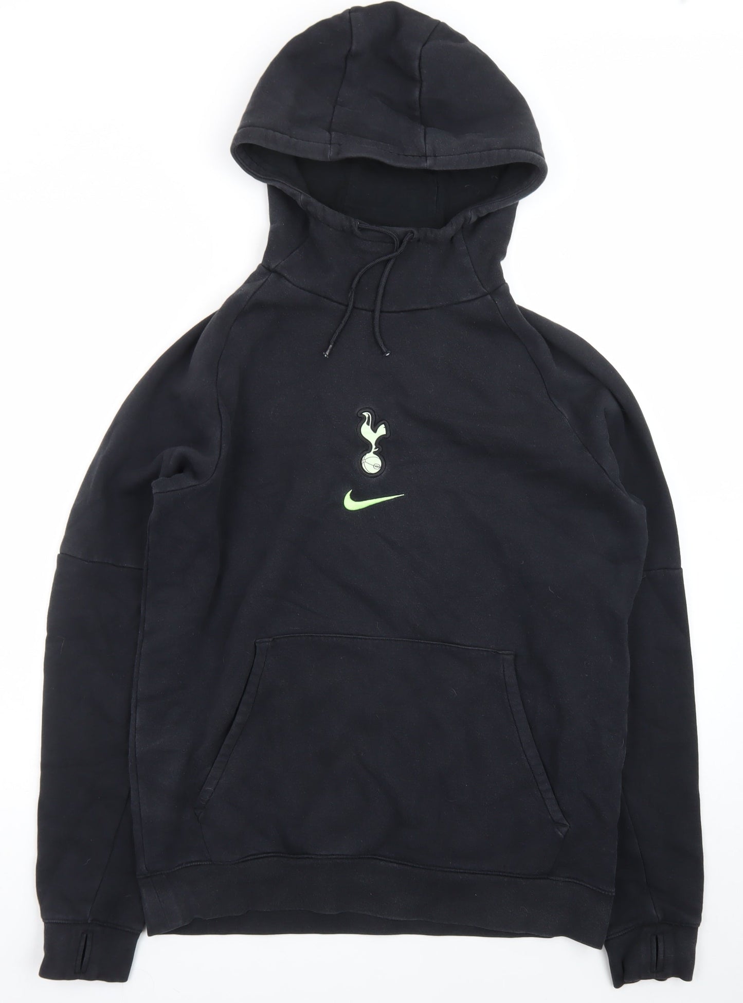 Nike Mens Black Pullover Hoodie Tottenham Hotspur Medium