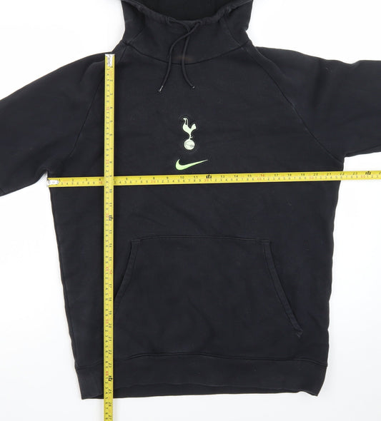 Nike Mens Black Pullover Hoodie Tottenham Hotspur Medium