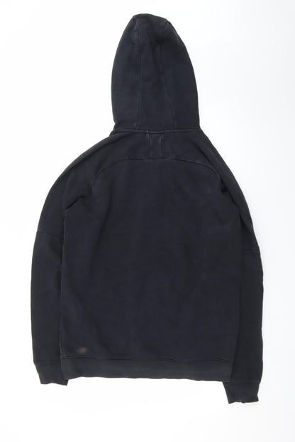 Nike Mens Black Pullover Hoodie Tottenham Hotspur Medium