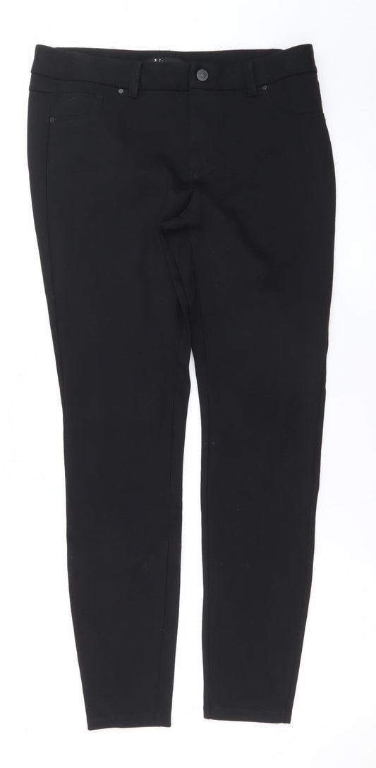 d.jeans Women's Black Size 10 Slim Stretch Jegging Trousers
