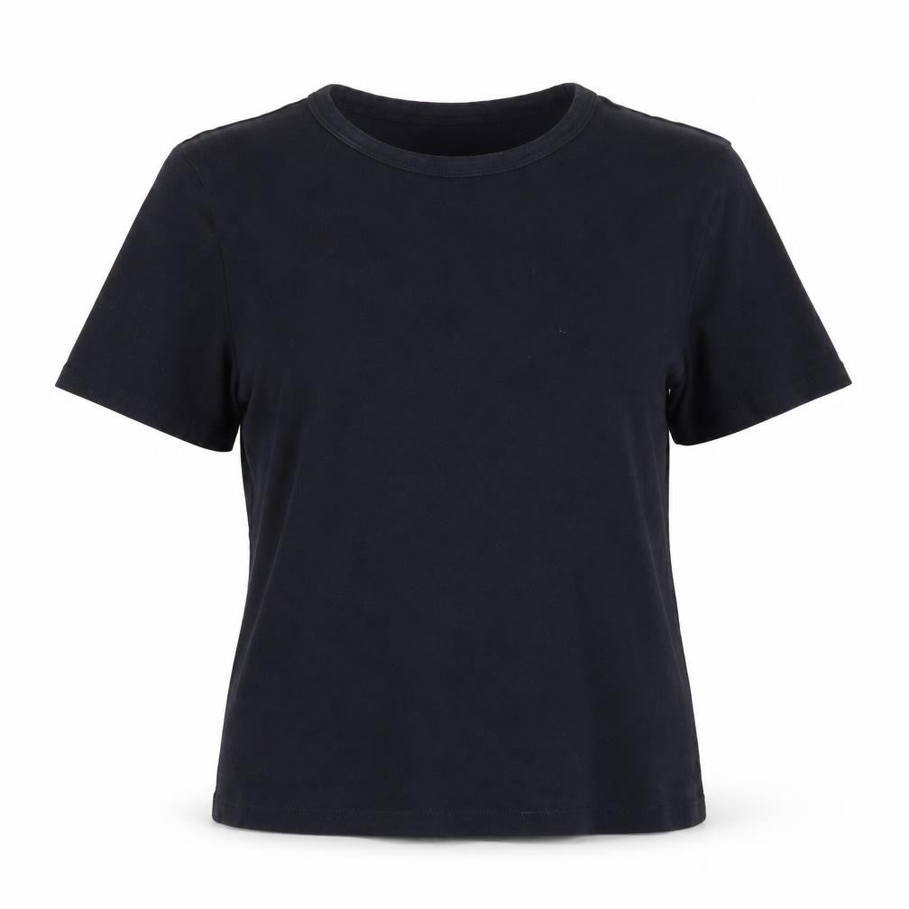 Topshop Women’s Black Basic Tall Cotton Crew Neck T-Shirt UK 10