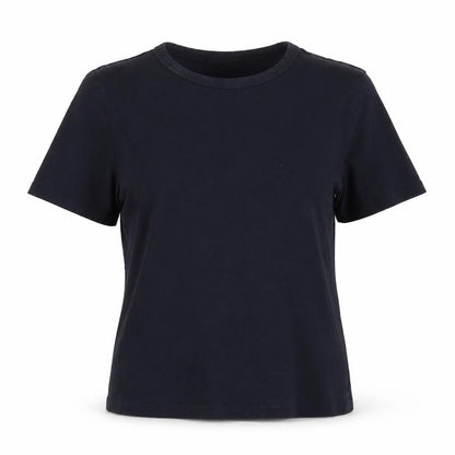 Topshop Women’s Black Basic Tall Cotton Crew Neck T-Shirt UK 10
