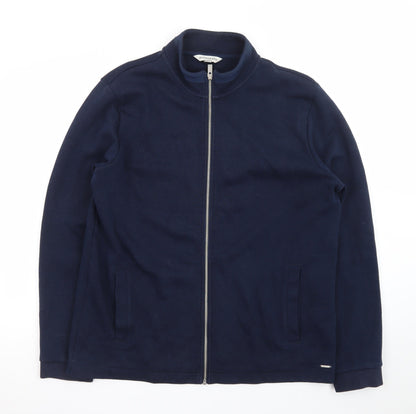 Marks and Spencer Autograph Men's Blue Full Zip Jacket Size L
