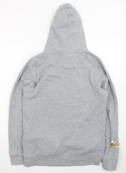 Under Armour Men's Grey Pullover Hoodie Small ColdGear Fleece