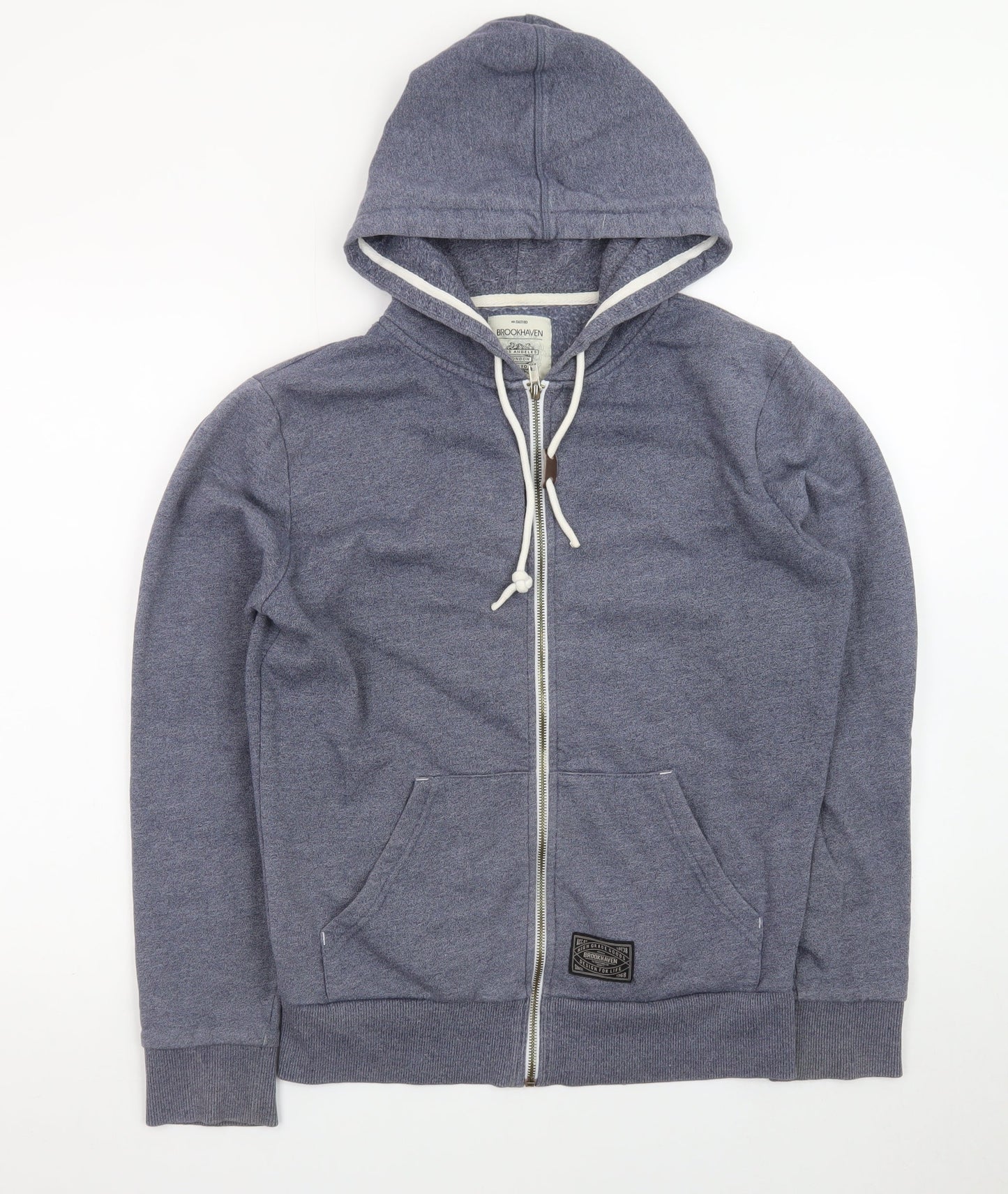 Brookhaven Men's Blue Full Zip Hoodie Medium