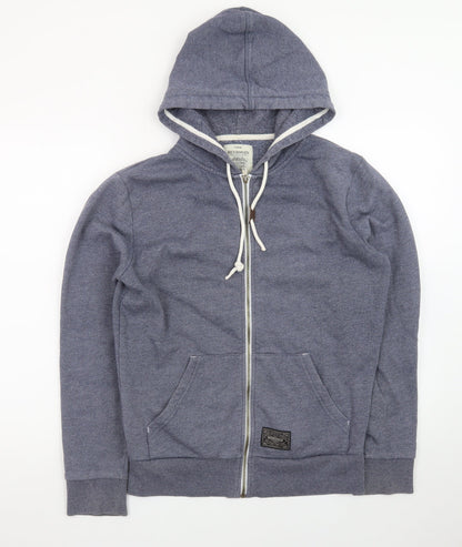 Brookhaven Men's Blue Full Zip Hoodie Medium
