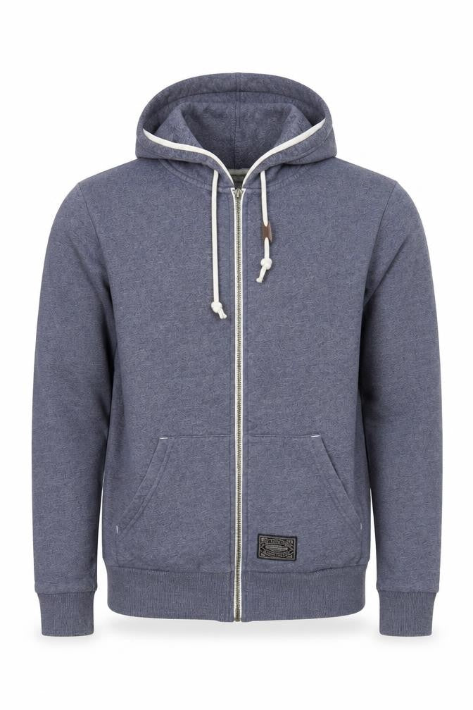 Brookhaven Men's Blue Full Zip Hoodie Medium