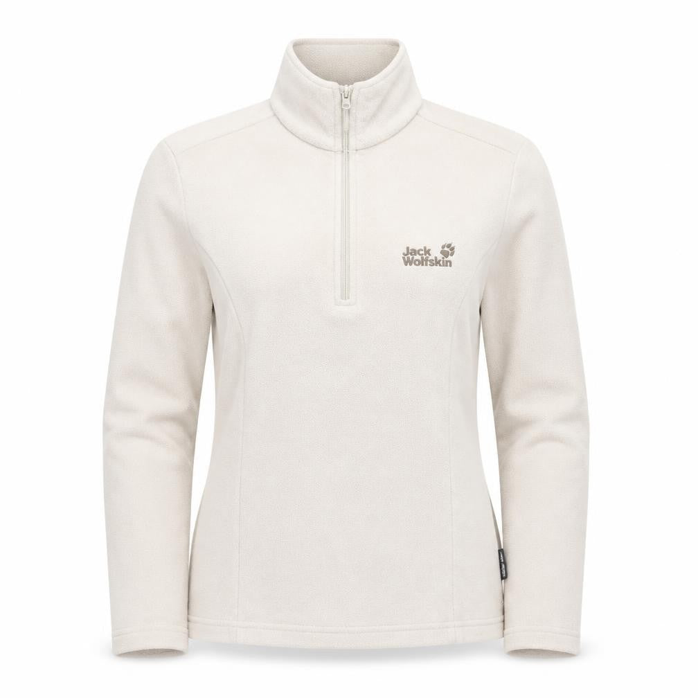 Jack Wolfskin Women's Beige Fleece Pullover Sweatshirt UK 12/14