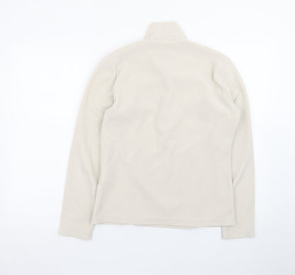 Jack Wolfskin Women's Beige Fleece Pullover Sweatshirt UK 12/14