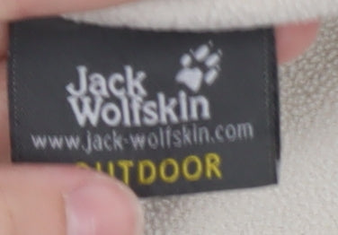 Jack Wolfskin Women's Beige Fleece Pullover Sweatshirt UK 12/14
