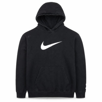 Nike Men's Black XL Pullover Hoodie with Logo Front Fleece