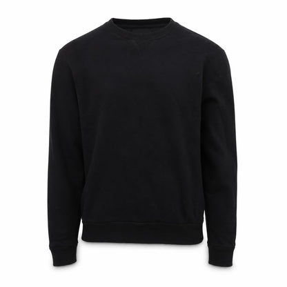Zara Men Black Cotton Crew Neck Pullover Jumper Size S