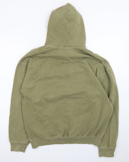 iets frans Men’s Green Pullover Hoodie Size S Relaxed Fit