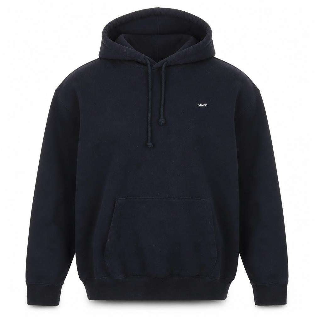 Levi's Men's Black Pullover Hoodie L Regular Fit Fleece