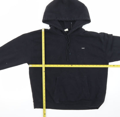 Levi's Men's Black Pullover Hoodie L Regular Fit Fleece
