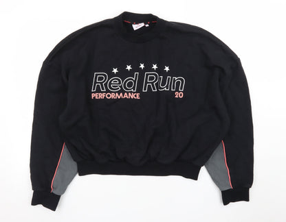 Red Run Women's Black Performance Pullover Sweatshirt Size L