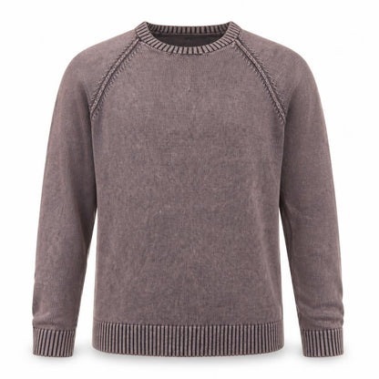 Topman Men's Brown Cotton Crew Neck Pullover Jumper Size L