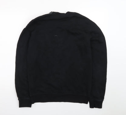 Champion Men's Black Pullover Crew Neck Sweatshirt Medium
