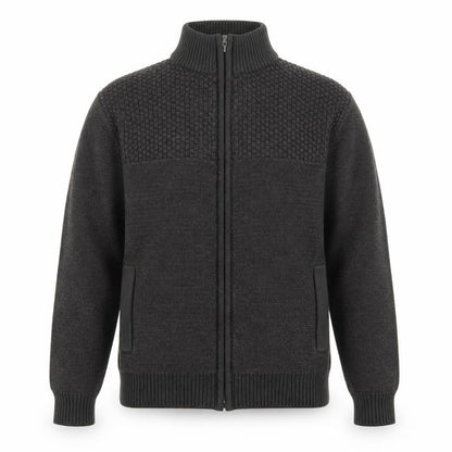 Marks and Spencer Men's Grey Full Zip Knitted Jumper M Regular Fit