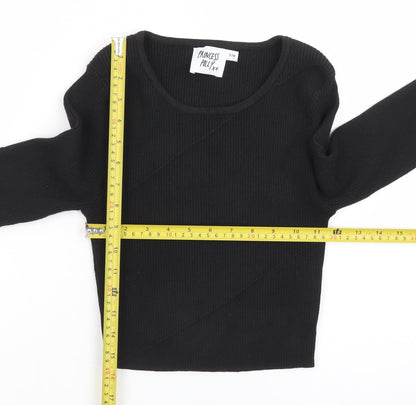 Princess Polly Women's Black Slim Fit Knit Jumper S