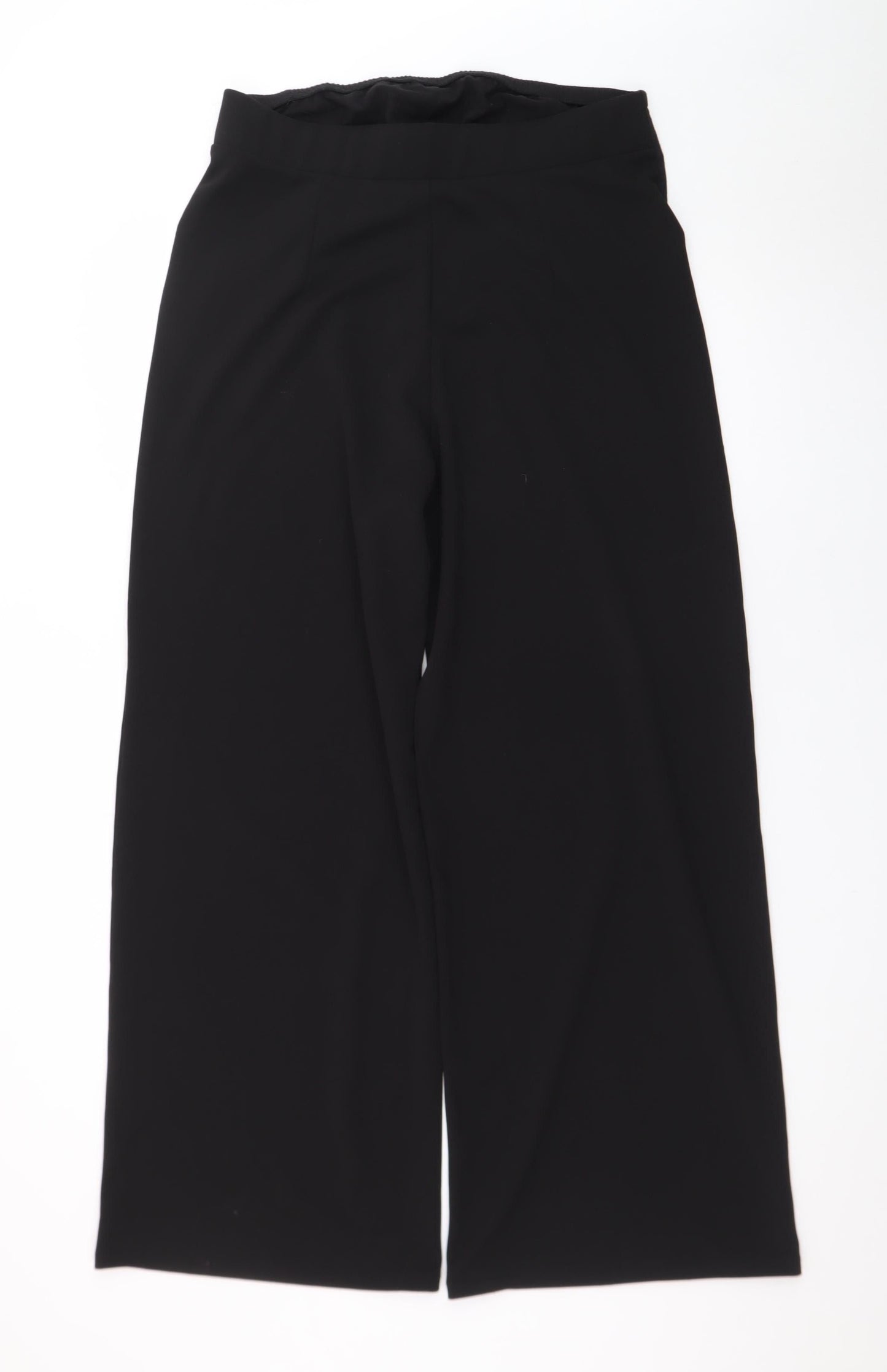 H&M Mama Black Wide-Leg Maternity Trousers Women’s Size L