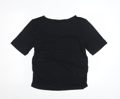 Marks and Spencer Good Move Women's Black Size 16 Stretch Active T-Shirt