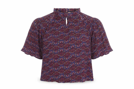 Lee Cooper Women's Multicoloured Geometric Tunic Blouse M