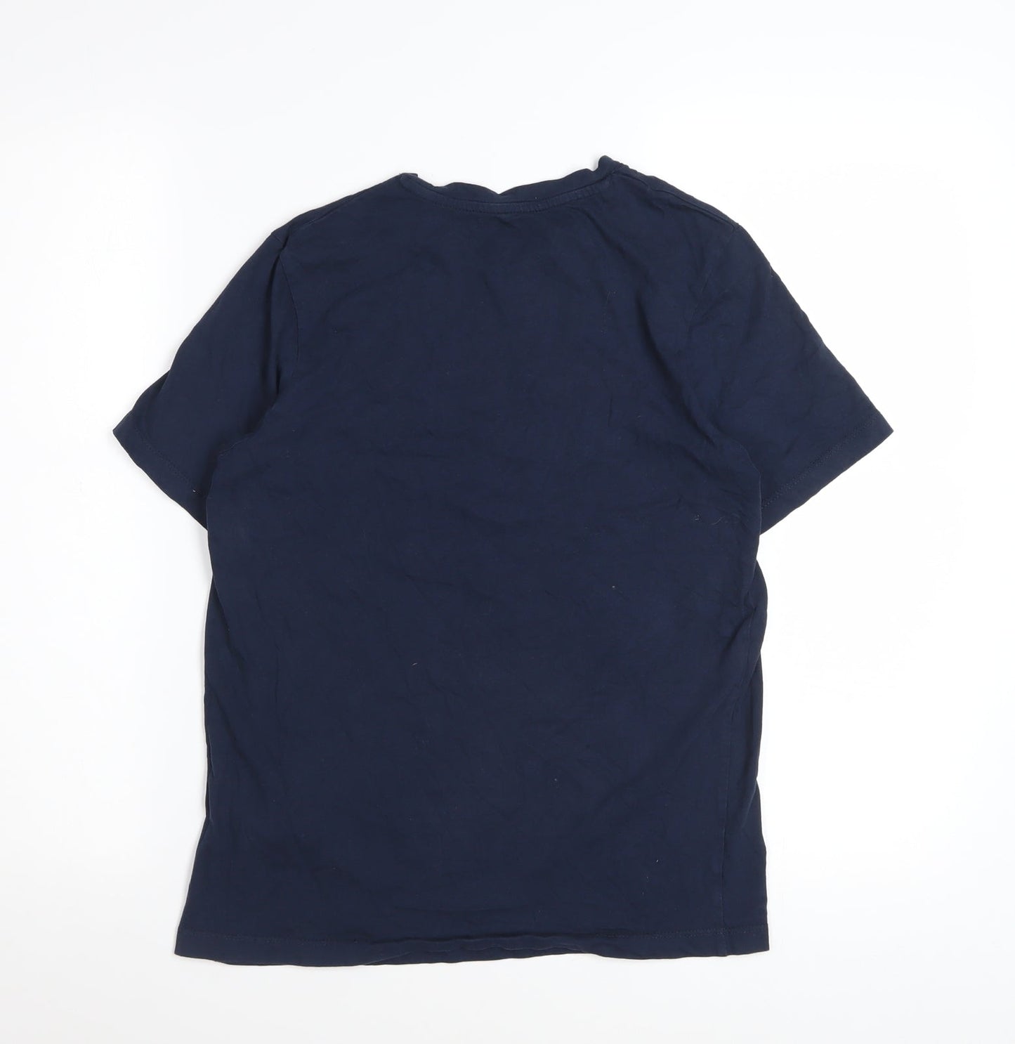 Jack & Jones Boys Blue Logo Print Cotton T-Shirt 14 Years