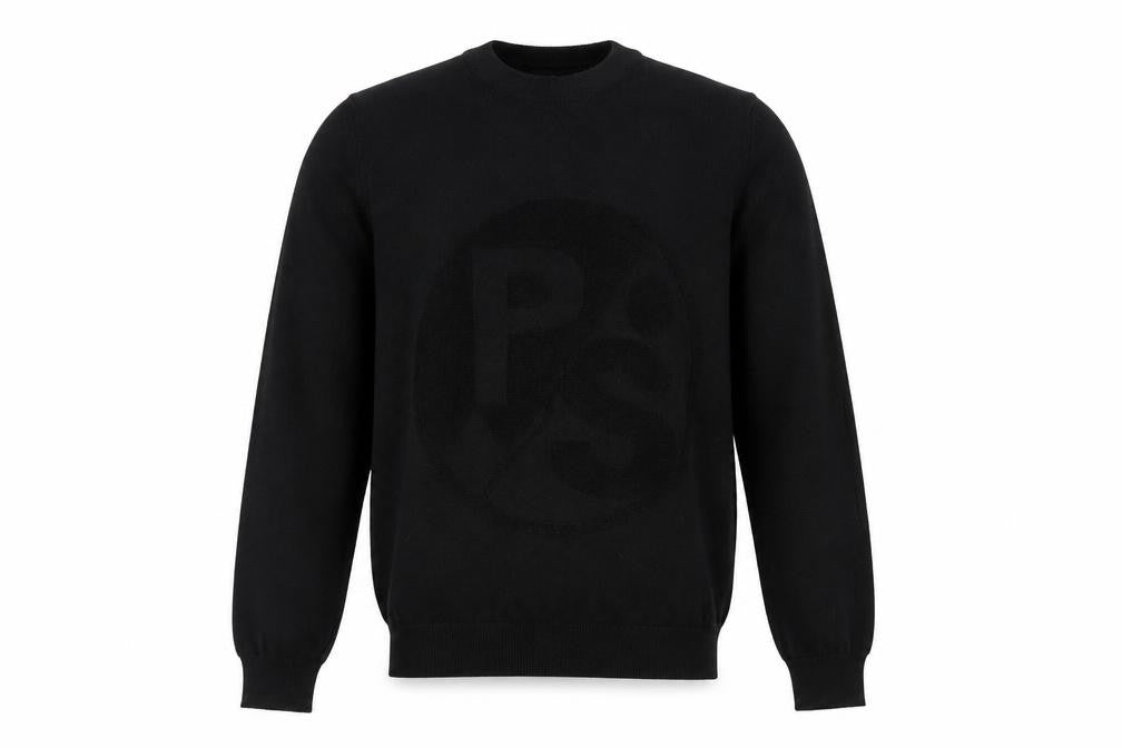 Paul Smith Men's Black Merino Wool V-Neck Pullover Jumper M