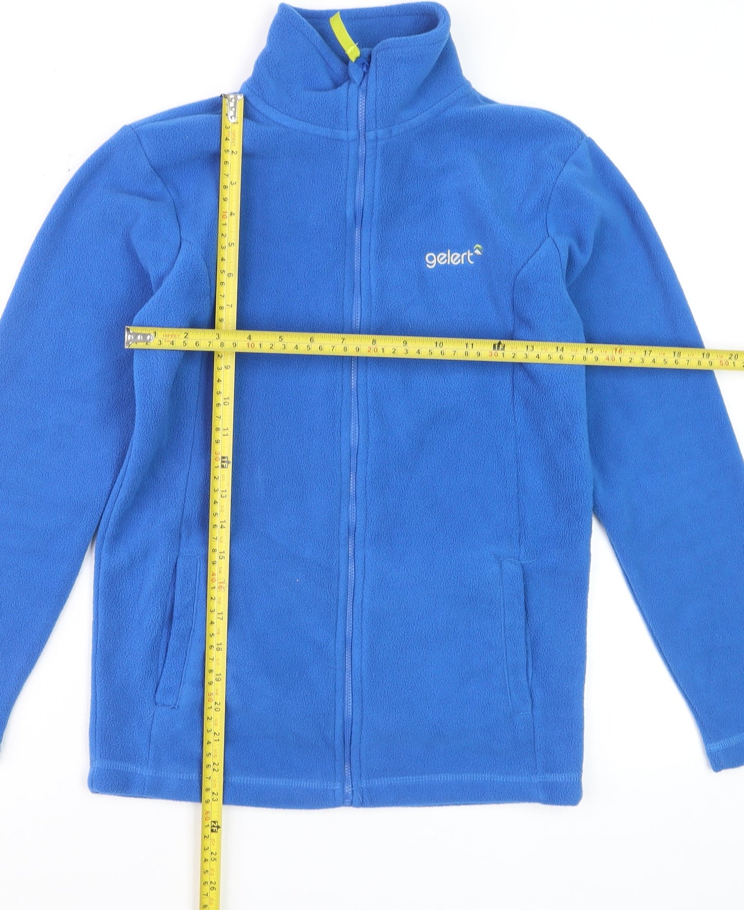Gelert Boys Blue Full Zip Fleece Jacket 13 Years Outdoor Mid-Length