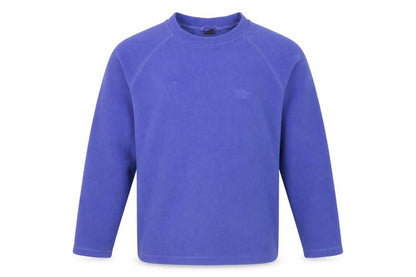 Cotton Traders Men's Purple Fleece Pullover Sweatshirt Size L
