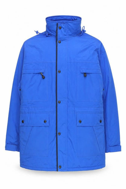 Nadotex Men's Blue 2XL Waterproof Padded Parka Jacket