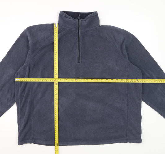 Craghoppers Men's Blue XL Fleece 1/4 Zip Pullover Sweatshirt
