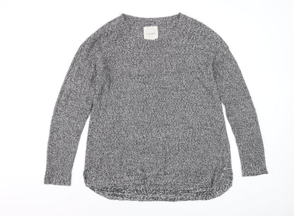 Archy & Co. Women's Grey Knit Pullover Jumper Size M