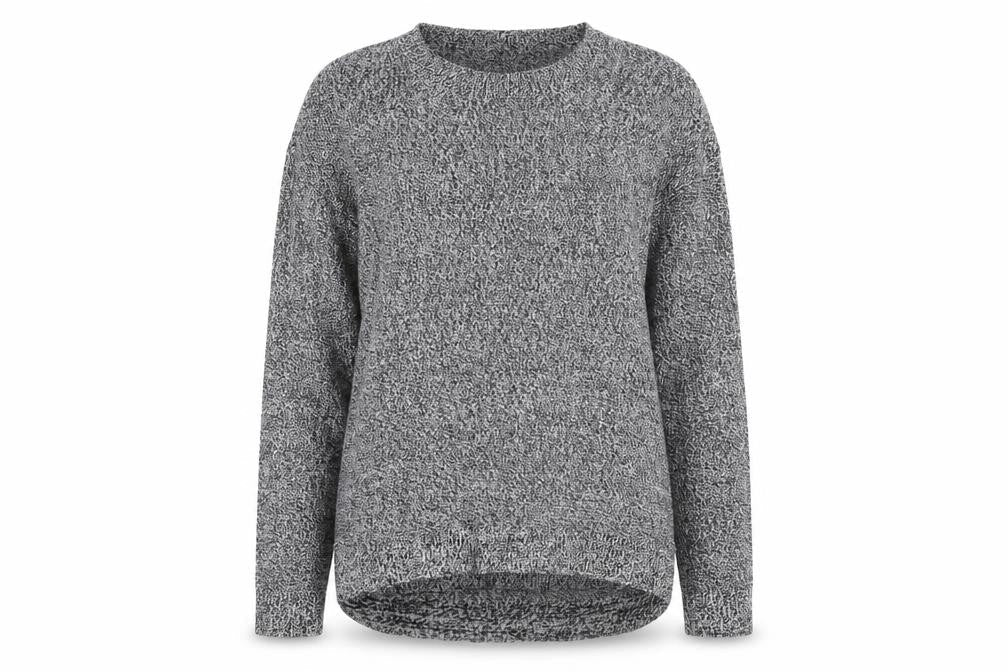 Archy & Co. Women's Grey Knit Pullover Jumper Size M