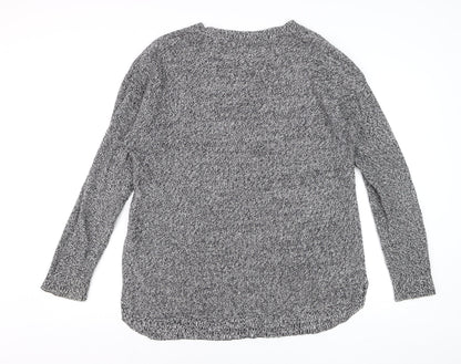 Archy & Co. Women's Grey Knit Pullover Jumper Size M