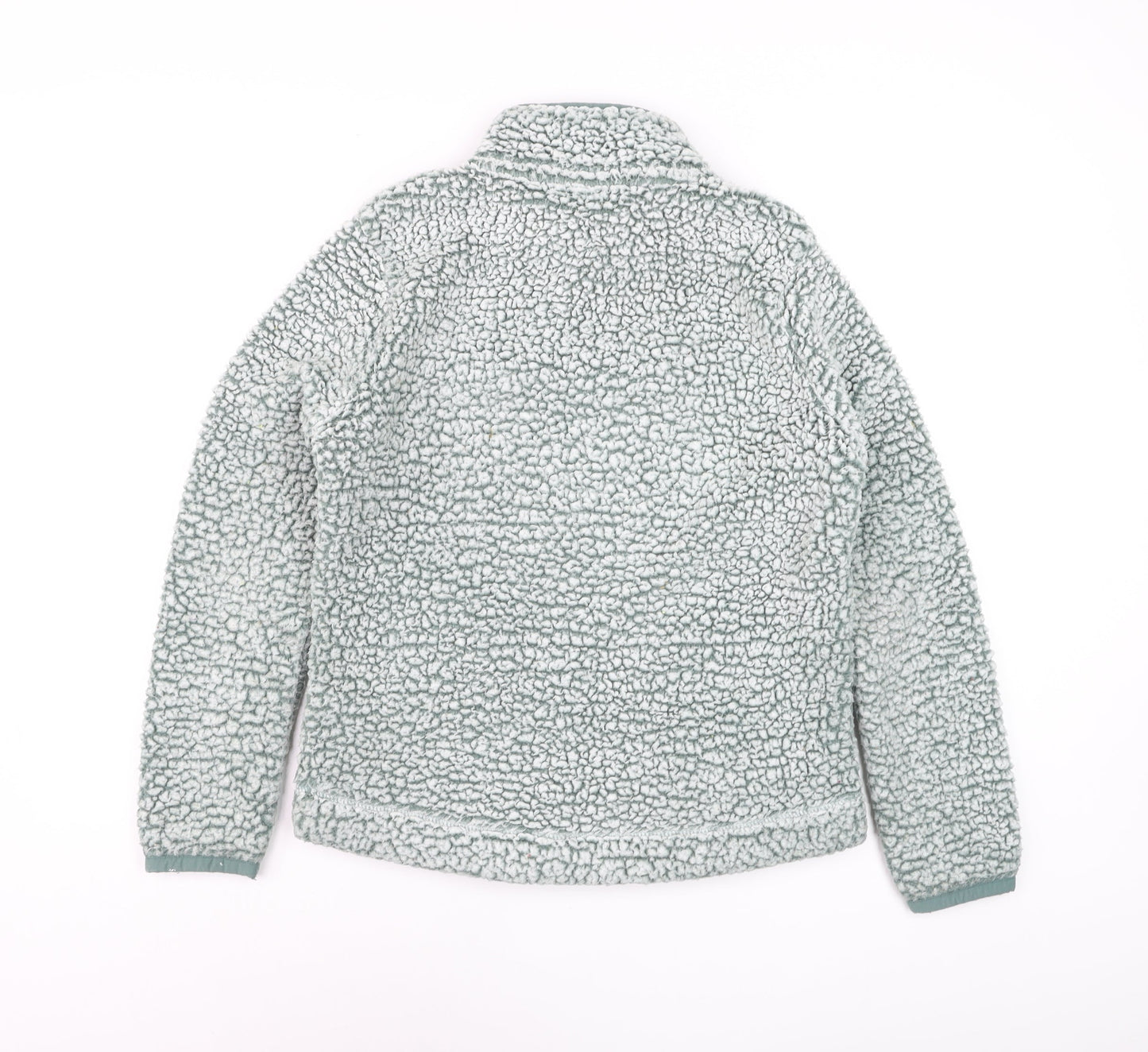 Weird Fish Women's Grey 1/4 Zip Fleece Sweatshirt Size 10