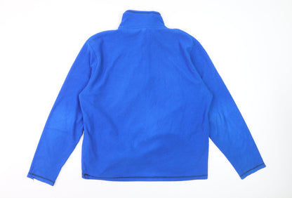 Regatta Men's Blue Fleece 1/4 Zip Pullover Sweatshirt Size L