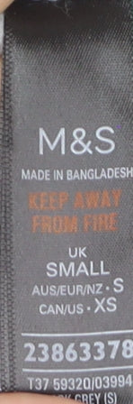 Marks and Spencer Women’s Grey Roll Neck Fleece Sweatshirt Size S