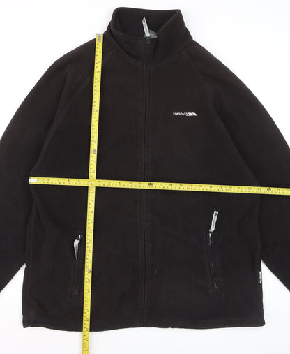 Trespass Men's Black Fleece Full Zip Lightweight 2XL Jacket