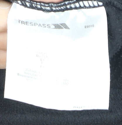 Trespass Men's Black Fleece Full Zip Lightweight 2XL Jacket