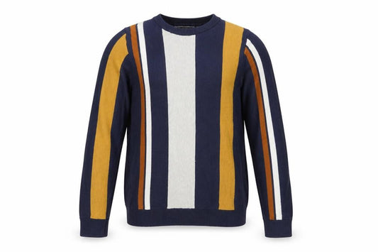Next Boys Blue Striped Cotton Crew Neck Jumper 12 Years